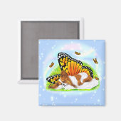 Papillon Mystical Monarch Magnet (Vorderseite/Rückseite)