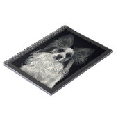 Papillon Notizbuch - "Glitzern " Notizblock (Linke Seite)