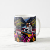 Papillon on a Paddle: Ein Landschaftliches Abenteu Kaffeetasse (VorderseiteRechts)