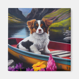 Papillon on a Paddle: Ein Landschaftliches Abenteu Magnet