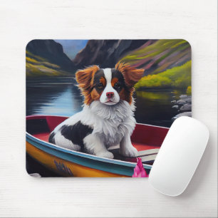 Papillon on a Paddle: Ein Landschaftliches Abenteu Mousepad
