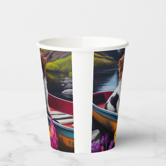 Papillon on a Paddle: Ein Landschaftliches Abenteu Pappbecher (Links)