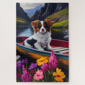 Papillon on a Paddle: Ein Landschaftliches Abenteu Puzzle (Vertikal)