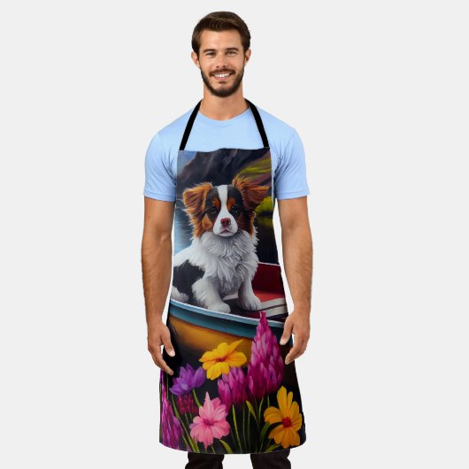 Papillon on a Paddle: Ein Landschaftliches Abenteu Schürze (Getragen)