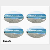 Papillon Ovaler Aufkleber (Blatt)