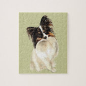 Papillon Papillon Dog Süße Tier Puzzle (Vertikal)