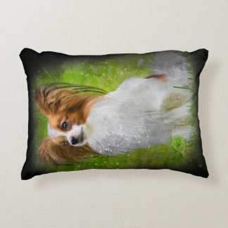 Papillon, Papillon, Papillon-Hunde, Papillon-Hund, Dekokissen