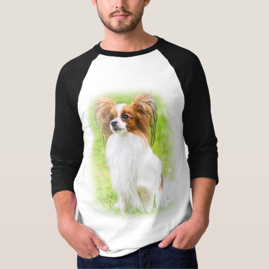 Papillon, Papillon, Papillon-Hunde, Papillon-Hund, T-Shirt (Vorderseite)