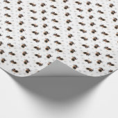 Papillon (Phalene) Geschichtsdesign Geschenkpapier (Ecke)