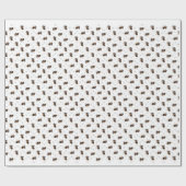 Papillon (Phalene) Geschichtsdesign Geschenkpapier (Flach)