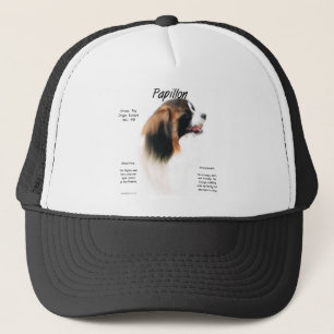 Papillon (Phalene) Geschichtsdesign Truckerkappe