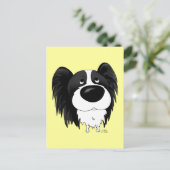 Papillon Postcard Postkarte (Stehend Vorderseite)