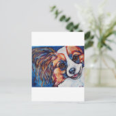 Papillon Postkarte (Stehend Vorderseite)