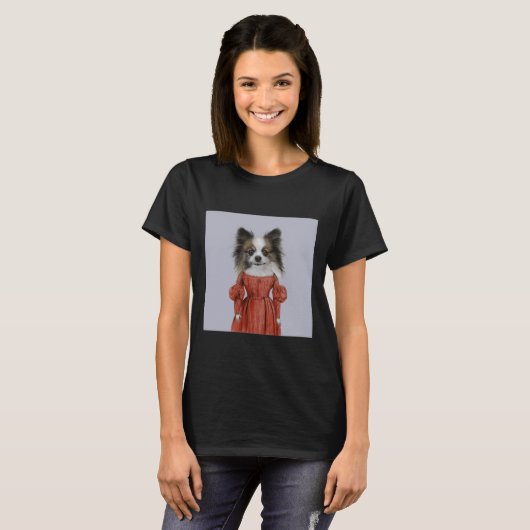 Papillon Princess T-Shirt (Vorne ganz)