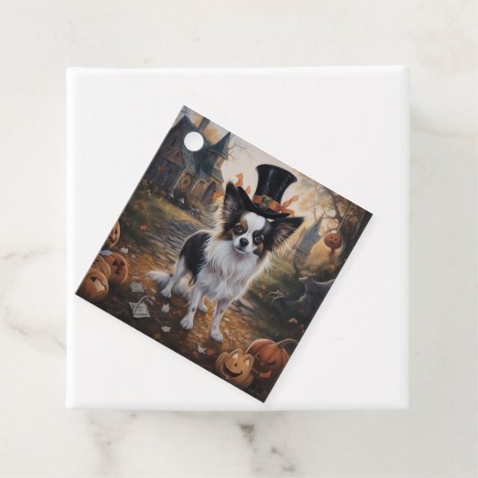 Papillon Pumpkins Halloween Beängstigend Geschenkanhänger (Beispiel)