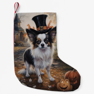 Papillon Pumpkins Halloween Beängstigend Kleiner Weihnachtsstrumpf