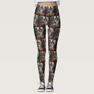 Papillon Pumpkins Halloween Beängstigend Leggings