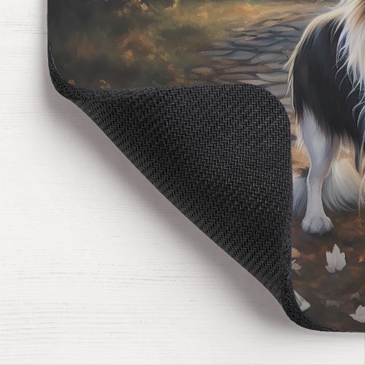 Papillon Pumpkins Halloween Beängstigend Mousepad (Ecke)