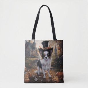 Papillon Pumpkins Halloween Beängstigend Tasche