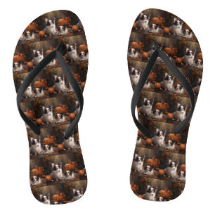 Papillon Puppy Autumn Delight Pumpkin Badesandalen