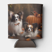 Papillon Puppy Autumn Delight Pumpkin Dosenkühler (Vorderseite)
