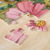 Papillon-Puzzle – Wasserfarben-Hundekunst Puzzle (Seite)