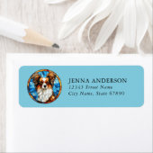 Papillon Rücksendeadressen-Aufkleber (Insitu)