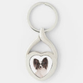 Papillon Schlüsselanhänger (Vorderseite)