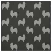 Papillon Silhouette-Muster Stoff (Muster)