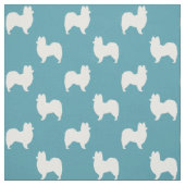 Papillon Silhouette-Muster Stoff (Muster)