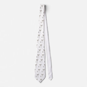 Papillon Sketch Necktie Krawatte