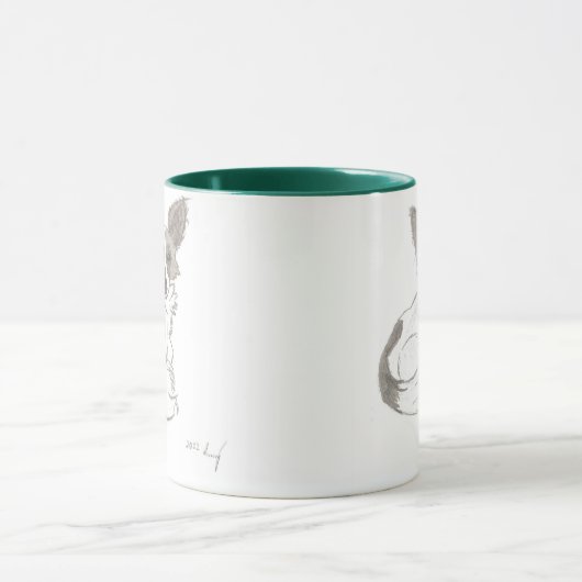 Papillon Sketch Tasse (Zentrum)
