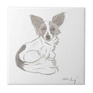 Papillon Sketch Tile Fliese