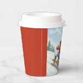 Papillon Sledding, Paper Cups Pappbecher (Rechts)