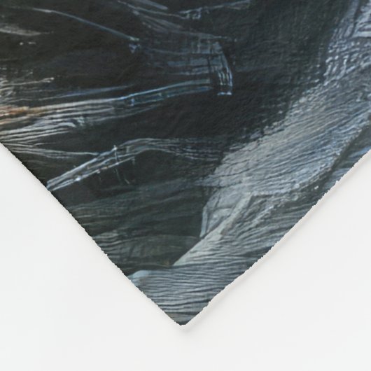 Papillon Snowy Sleigh Weihnachtsdekor Fleecedecke (Ecke)