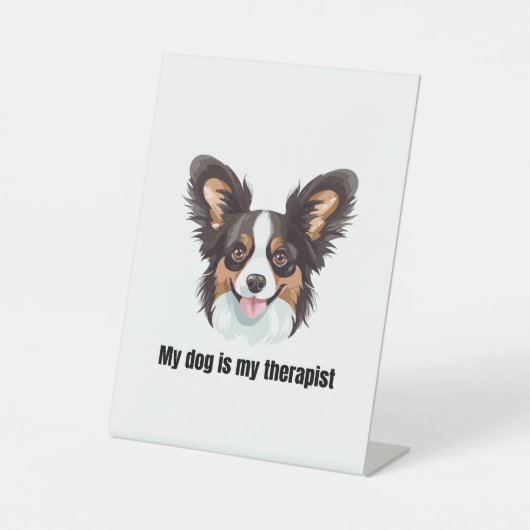 Papillon Sockelschild (Vorderseite)