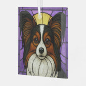 Papillon "Stettingglas" Ornament Aus Glas (Vorderseite links)