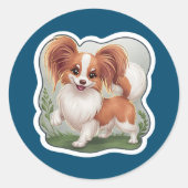 Papillon Sticker (Vorderseite)