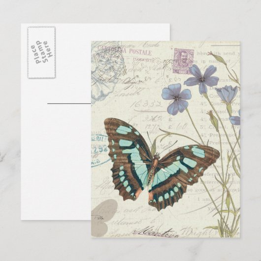 Papillon Tales Postkarte (Vorne/Hinten)