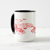 Papillon Tasse (Vorderseite Links)