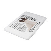 Papillon Traits Bath Mat Badematte (Schrägansicht)