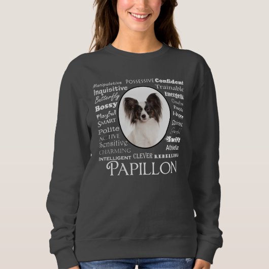 Papillon Traits Sweatshirt (Vorderseite)