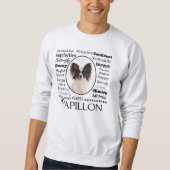 Papillon Traits Sweatshirt (Vorderseite)
