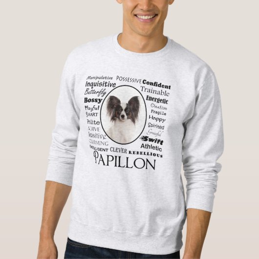 Papillon Traits Sweatshirt (Vorderseite)