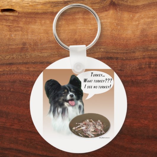 Papillon Türkei Schlüsselanhänger (Vorderseite)