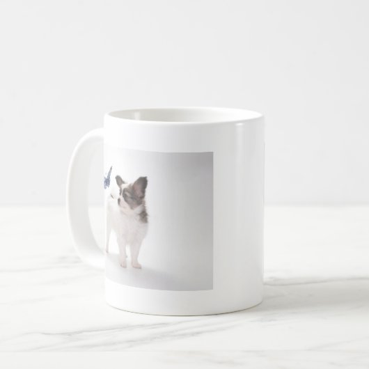 Papillon u. SCHMETTERLING Kaffeetasse (Vorderseite Links)