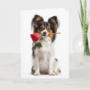 Papillon Valentine – Anmutige Liebe und Hingabe Karte