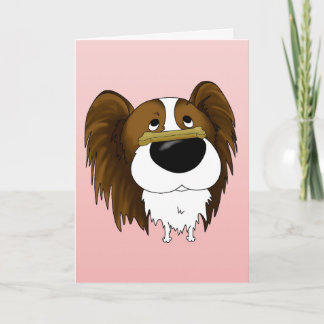 Papillon Valentine's Day Card Feiertagskarte