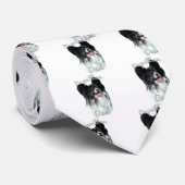 Papillon Vater 2 Krawatte (Gerollt)