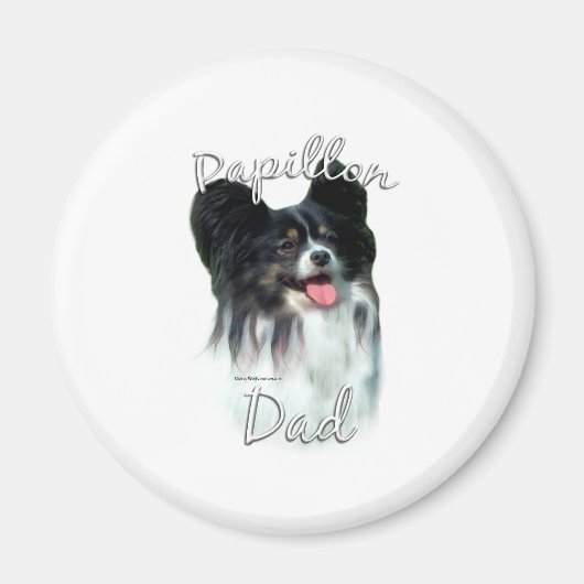 Papillon Vater 2 Magnet (Vorne)